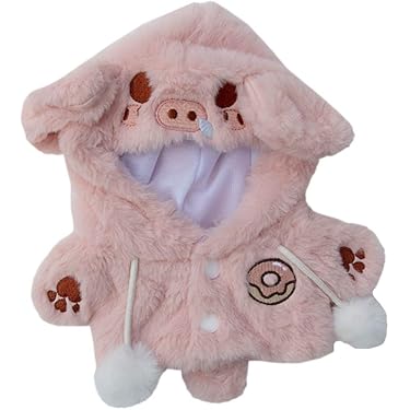 Harayaa Puppenkleidung Für 20 Cm Plüschpuppen – Set Mit Pullover Und Kleid, Rosa, Stoff