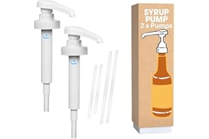 MEDI-PROTEX KEEPING YOU SAFE AT HOME & AT WORK Coffee Syrup Pump, Dispenses 5ml Single Doses, Fits 1Litre Bottles, Size 28-400