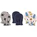 Luvable Friends 3 Pack Baby Scratch Mittens (Blue Rockets)