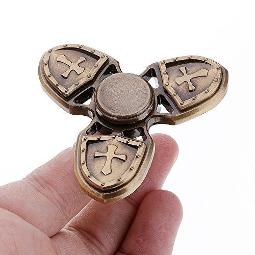 zappeln Spinner – zappeln Spielzeug für hinzufügen, ADHD, Angst und Autismus Erwachsene Kinder – Stress Relief Spielzeug Metall Hand Spinner – gemischt Keramik Kugellager – nicht 3D bedruckt - 3