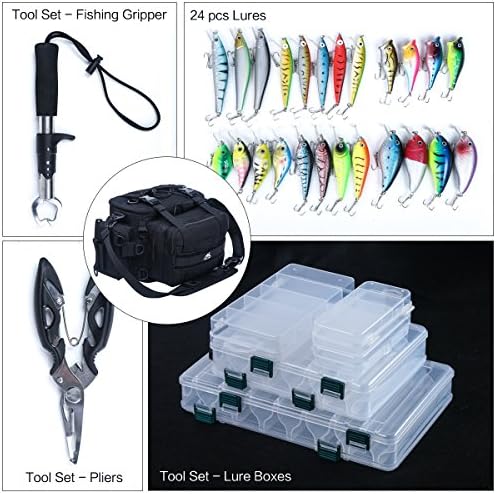 LOCALLION Multifunction Gear Storage Lure Bag Fishing Tackle Bag Portable Outdoor Fishing Sling Waist Fanny Pack Water-Resistant 02