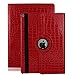 Produktbild Smart Case for iPad Air 2, elecfan ® 360 Grad Rotierende PU Leder Hülle Ultra Dünnen Leichtgewicht Tasche Wasserdicht Case Smart Cover mit Ständer Multi Winkel Betrachtung Anti Kratzer Schutzhülle für iPad Air 2 (iPad Air 2, Rot)