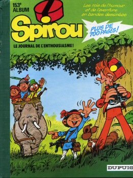 Spirou - reliure n° 153 - 2138 (05-04-79) à 2150 (28-06-1979) - 1979 - couverture Fournier (Spirou)