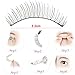 TRIXES 10 Pairs Natural Look False Eyelashes Black Fashion Volume Lashes Beauty