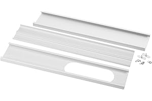 Sichler Exclusive Window Shutter Air Conditioner: 3-Piece Roller Shutter Window Cover for Windows up to 155 cm Wide (Air Conditioning Window Sill, Roller Shutter Trim Air Conditioning, Mobile Window