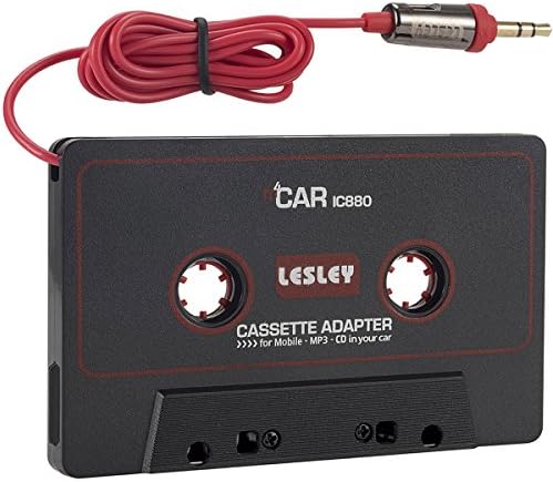 Cassette Adaptor, EFANTUR Cassette AUX Adapter Tape to AUX Phone to Car Radio Music Adapter with 3.5mm Stereo Jack 1.2m Audio Cable for iPhone, iPod, iPad, Smartphone, MP3 Player, CD-Player, Tablet-PC