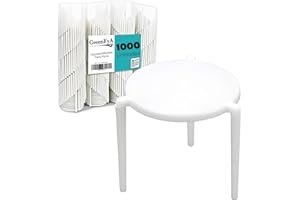 GreenFyA 1000uds Mesita de Pizza, Soporte, Guardapizza, Tripode separación de Pizza para Llevar/Ideal para Poner en Cajas de Pizza (1000)