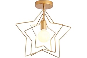 Mengjay Moderne Plafonnier LED en Métal - Lampe Décorative Pour Salon, Couloir, Bar, Cuisine, Salle à Manger, Chambre d'Enfants