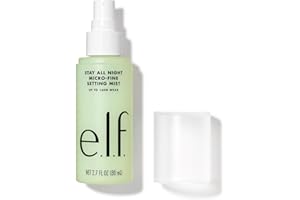 ‎E.L.F. e.l.f. Stay All Night Micro-Fine Setting Mist, feuchtigkeitsspendendes & erfrischendes Makeup Setting Spray für 16 Stunden Tragezeit, Vegan & Tierversuchsfrei, 2,7 Fl Oz