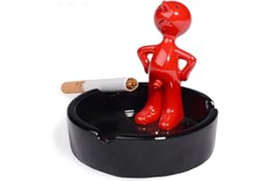 FZSECRIU cendrier fermé，cendrier design，cendrier jetable，cendrier anti odeur，cendrier，cendrier exterieur original，cendrier drôle de petit personnage