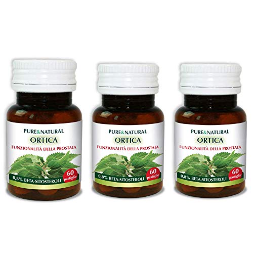 ORTICA. SOSTIENI IL BENESSERE DELLA PROSTATA CON L'ESTRATTO DI ORTICA Pure&Natural. Integratore extra concentrato in principi attivi, al 100% naturale e notificato al Ministero della Salute Italiano.