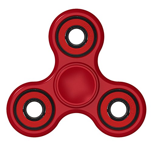 Wophain Red Fidget Spinner Toy Stress Reducer 360 Degree Hand Spinner Ultra Durable Fidget Toy Spinner Stress Reducer Relieves(1 to 3 Minute Spin)