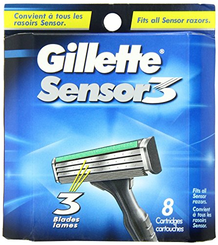 Gillette Sensor 3 Razor Blades 8 pcs