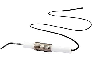 Omabeta Kit d'allumage de Barbecue d'électrode d'allumeur de gaz d'électrode d'allumage d'étincelle de 30cm avec Le matériel en Aluminium de ferrochrome en céramique pour la cuisinière de Chauffage