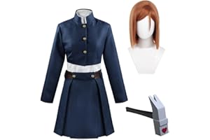 Tongyundacheng Anime Jujutsu Kaisen kostium Cosplay - Kugisaki Nobara Cosplay mundurek szkolny, pełny zestaw, Halloween, na imprezę, garnitur dla dziewcząt i kobiet