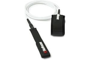 Northcore 6mm Surfboard Leash 6'0'' (White)