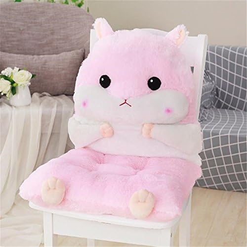 Uni Best Kids Cushion, Chair Back Seat Pad Cushion Lovely Hamster Shape Pillow Warm Winter Cushion (pink)