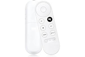 BOBOPACK Télécommande pour Chromecast-Google-TV, pour G9N9N Télécommande Vocale pour Google 4K TV, Telecommande Chromecast, avec Youtube et Netflix