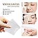 Mermaid Double-Deck Makeup Cotton pads Facial Cleansing Pads Cotton Puff 100% Pure Cotton Unbleached breathable Makeup Remover Accessories Tools 60x50mm 100pcs