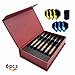 Produktbild Stahl TIP Darts 6 Pack 23 Gramm Darts Zubehör Aluminium Stängel und 2 Stil Flights Profi Metall Dart Tipps Sets und Dart Spitzer mit Tasche Set von 1 BIPY
