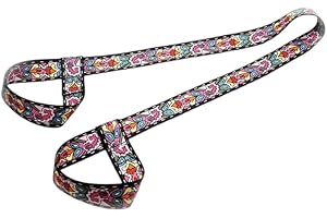 JIEOU Yoga Mat Strap, Adjustable Nylon Carrier for Yoga Mat, Strong and Study Yoga Mat Harness Strap Sling, Pilates or Exercise Mat Strap