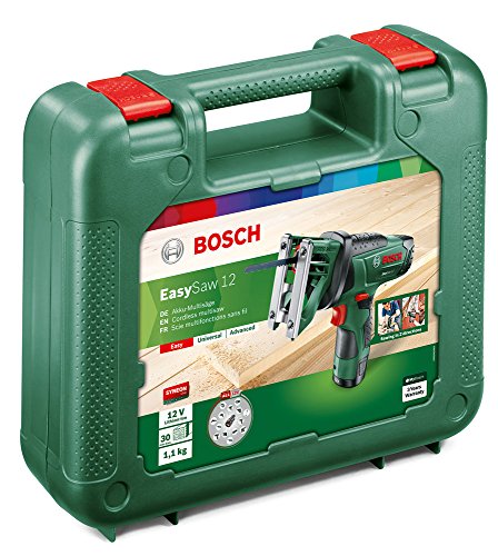 Bosch DIY Akku-Multisäge EasySaw 12, Akku, Ladegerät, Sägeblatt, Koffer (12 V, 2,5 Ah, 30 mm Schnitttiefe in Holz) - 7