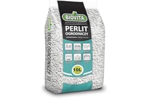 BIRNEPOWER Biovita Perlit 10L Gartenperlit – Natürlicher Bodenverbesserer & Wasserspeicher für Pflanzen, Körnung 2-6mm, Substrat zur Belüftung & Drainage in Töpfen, Hochbeet & Gewächshaus
