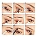 Anself 6Pcs Eyeshadow Stencil Eyeshadow Shaper Makeup Tool