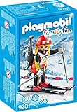 ski figura prad?d Biathletin mit Sportschützen-Gewehr