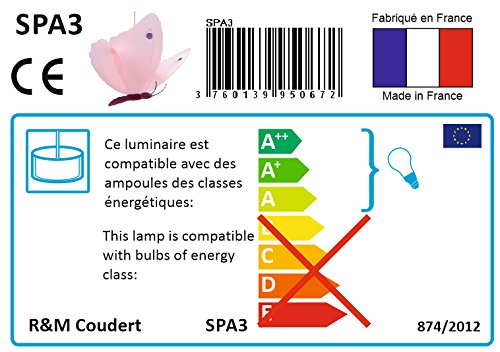 R&M Coudert Hängelampe Schmetterling - 4