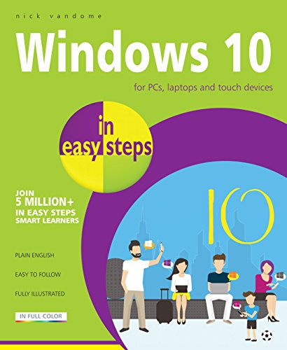 Livres Couvertures de Windows 10 in easy steps (English Edition)