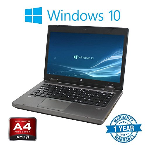 HP Probook 6465B 14  Laptop AMD Dual Core A4 2 10 GHz  4GB DDR3  320GB HDD with Windows 10 Pro