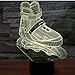 Produktbild BMY 7 Farben Rollschuhe Le3D Nachtlicht Shoe3D Tischlampe Led Kinder Kinderzimmer Dekorative Beleuchtung Großes Geschenk