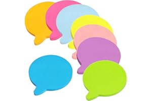 DOGMOON Farbige Haftnotizen, 560 Blatt Selbstklebende Haftnotizzettel, Farbig Notizblöck Super Sticky Notes für Büro Schule Zuhause 8 Farben 70 x 70 mm