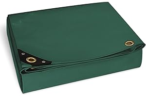 Nemaxx Bâche premium PLA36 300x600 cm - vert avec œillets, 650 g/m² PVC, abri, toile de protection - étanche, résistante, 18m²