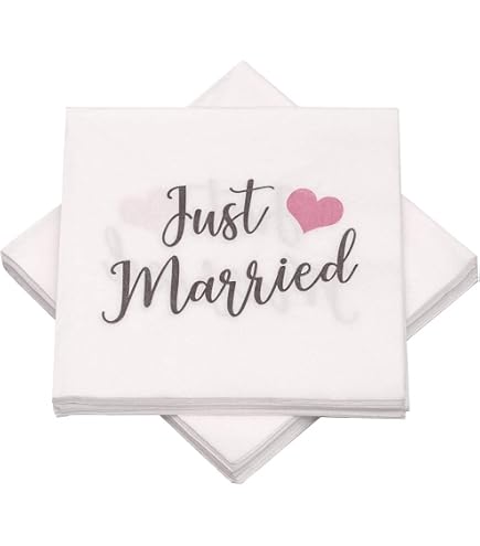Mr & Mrs Hochzeitsservietten (20 Stück) – Schwarz-rosa Motiv, 33x33 Cm, Made In Germany, Für Festliche Tische