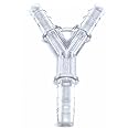 Y Oxygen Tubing Connector Medical Grade for connecting two oxygen source tubing with one delievery source of tubing/Responsive Respiratory Y Oxygen Tubing Connector (Each)