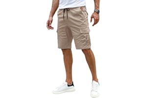 Elegancity Mens Combat Cargo Work Shorts Casual Summer Cotton Jogging Short Regular Fit with Pockets S-XXL