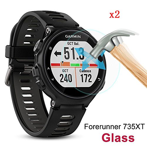 superior ZRL® Tempered Glass Screen Protector for Garmin Forerunner 735XT Screen Protector
