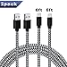 Produktbild USB Typ C Kabel Solotree Super Speed USB Type C Nylon USB Type C Kabel für Samsung Galaxy8/S8, MacBook Pro 2016 , HUAWEI P10 usw (2-pack (Schwarz))