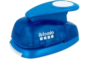 Artemio VIHCP322 Perforatrice à Levier Géante Cercle Rosette Plastique Multicolore 11 x 7,5 x 18 cm