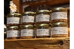 GREAT BRITISH TRADING LIMITED Lot de 4 terrines: Campagnarde, Foie de volaille au cognac, Forestière & Canard aux figues