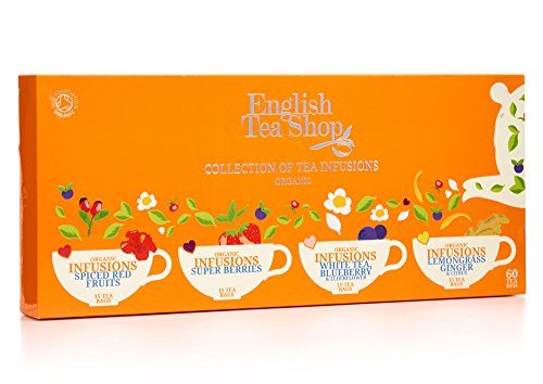 English Tea Shop Organic Infusion Tea Collection (Pack of 60 Tea Bags)