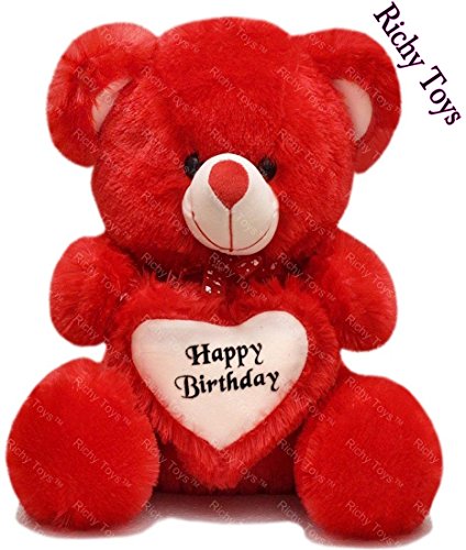Richy Toys 2 Feet Around Birthday Heart Stuffed Soft Plush Toy Kids cute Teddy Bear (Red) RS.549 (68.00% Off) - Amazon