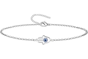 cotigo Pulsera ojo turco de acero inoxidable o de hilo + una pulsera de 7 nudos (gratis), Amuletos de suerte y protección, contra el mal de ojo, bisutería para hombre, pulseras para mujer y niña.