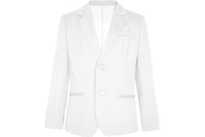TTAO Jungen Kinder Anzug Jacke EIN-Knopf Blazer Gentleman Sakko Smoking Festlich Jacket Party Hochzeit Outfits
