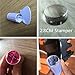 Oyedens 2.8cm DIY Nail Art Clear Stamping Stamper Scraper Image Plate Transfer Manicure Tool (Purple)