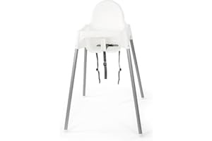 Ikea Antilop - Seggiolino per Bambini con Cintura, Bianco
