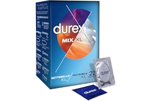 Durex Combo Mix XL Extra-Large Preservativi, 22 profilattici Esclusiva Online