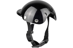 Rehomy Casco per animali domestici, divertente e fresco, in plastica, per gatti, cani di piccola taglia e media